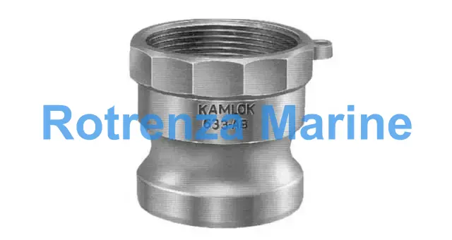 COUPLING CAM&GROOVE ALUM ALLOY, A PLUG W/FEMALE THREAD 2"