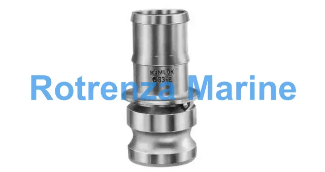 COUPLING CAM&GROOVE ALUM ALLOY, E PLUG W/HOSE END 4"