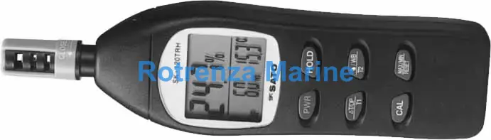 THERMO-HYGROMETER DIGITAL, POCKETABLE 0/50DEG.C 10/95%RH