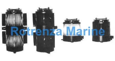 STERN LIGHT CLEAR A-2 DOUBLE, POLYCARBONATE LENS