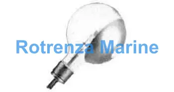 LAMP INCANDESCENT 100V 3000W, BASE-G SUEZ CANAL SEARCHLIGHT