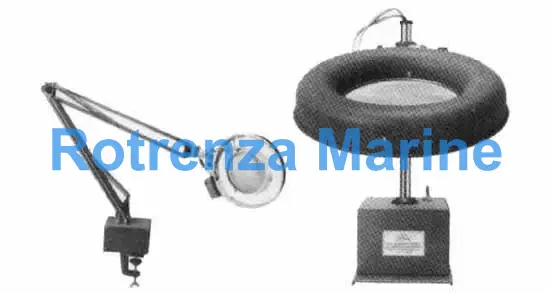 MAGNIFIER ILLUMINATED, FIXED TYPE 100V