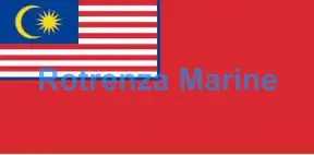 FLAG CIVIL ENSIGN, MALAYSIA 4' X 6'