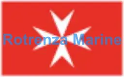 FLAG CIVIL ENSIGN, MALTA 6' X 8'