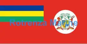 FLAG CIVIL ENSIGN, MAURITIUS 3' X 4'