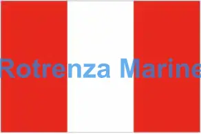 FLAG CIVIL ENSIGN, PERU 4' X 6'