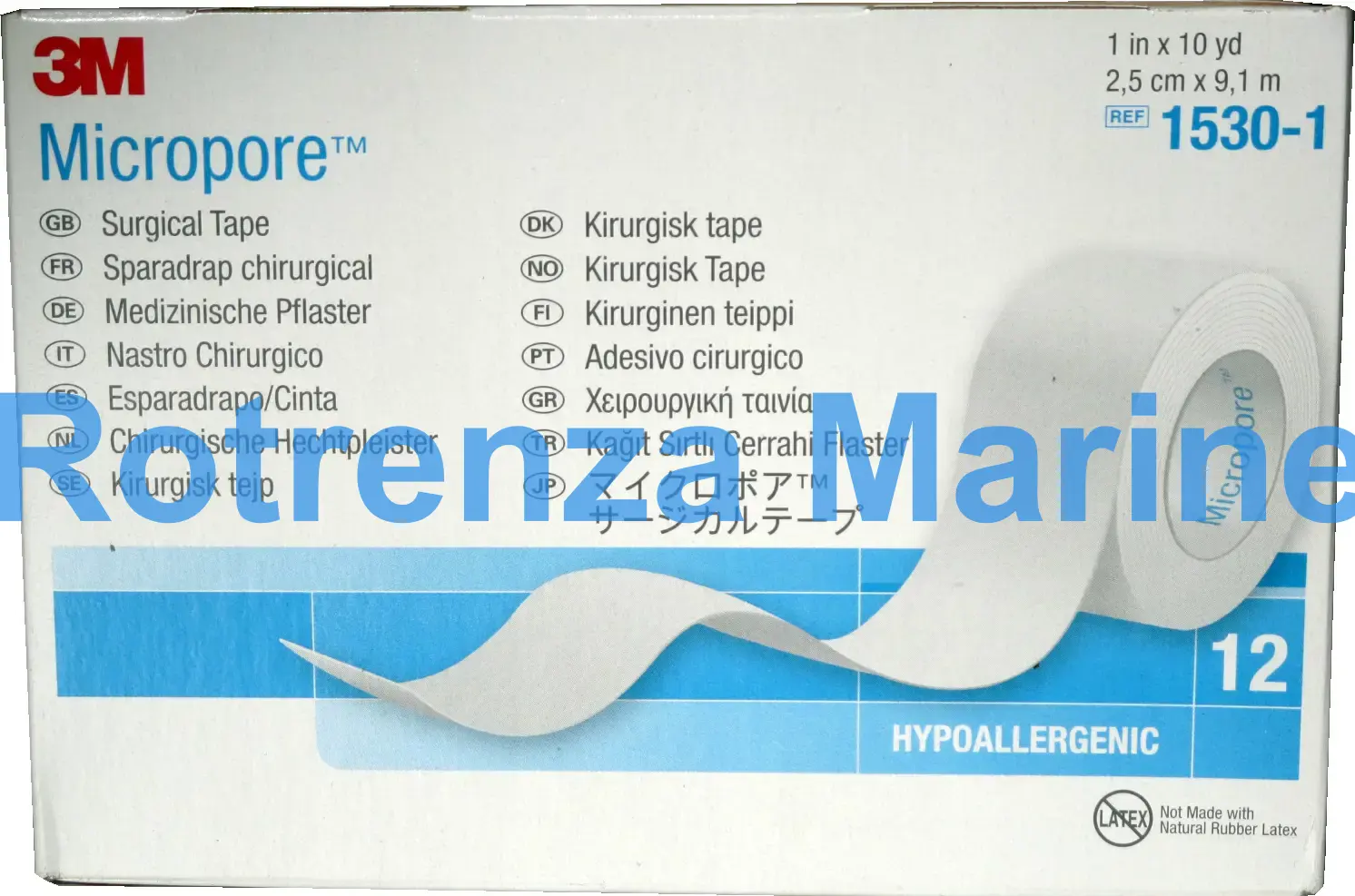 SUTURE STRIP NON-STITCH, 2.5CM X 9.1MTR 12RLS