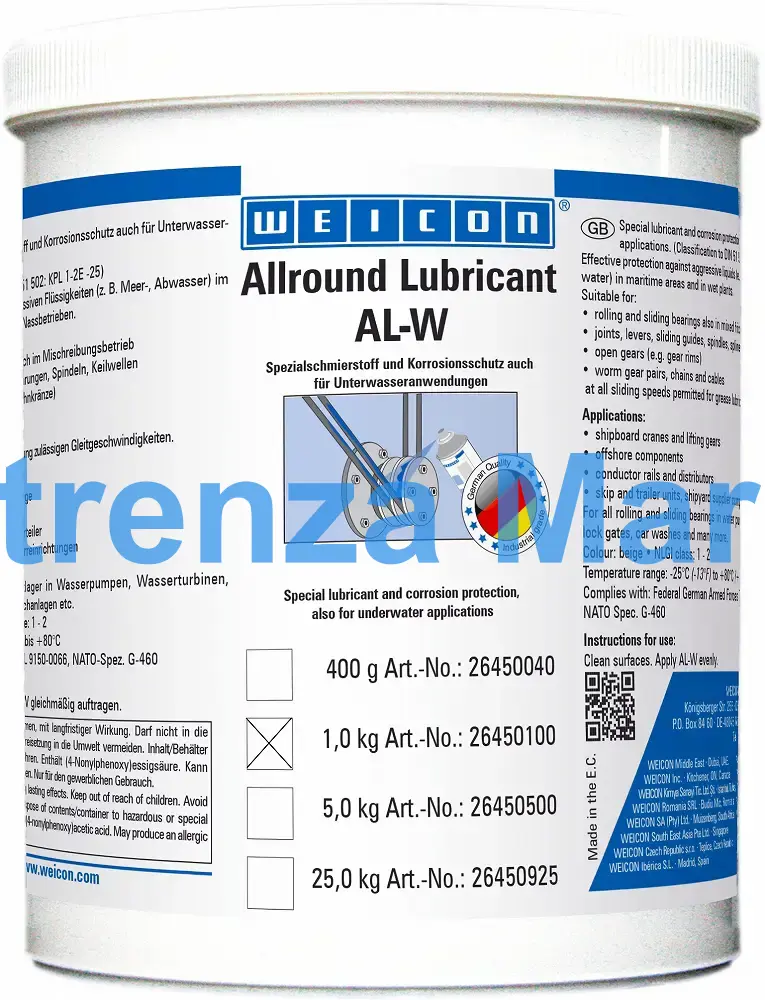 LUBRICANT ALLROUND WEICON, AL-W1000 1KGS