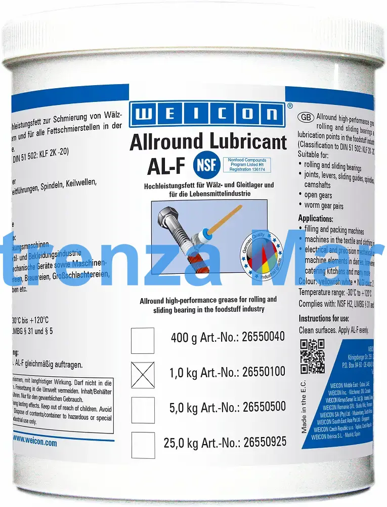 LUBRICANT ALLROUND WEICON, AL-F1000 1KGS