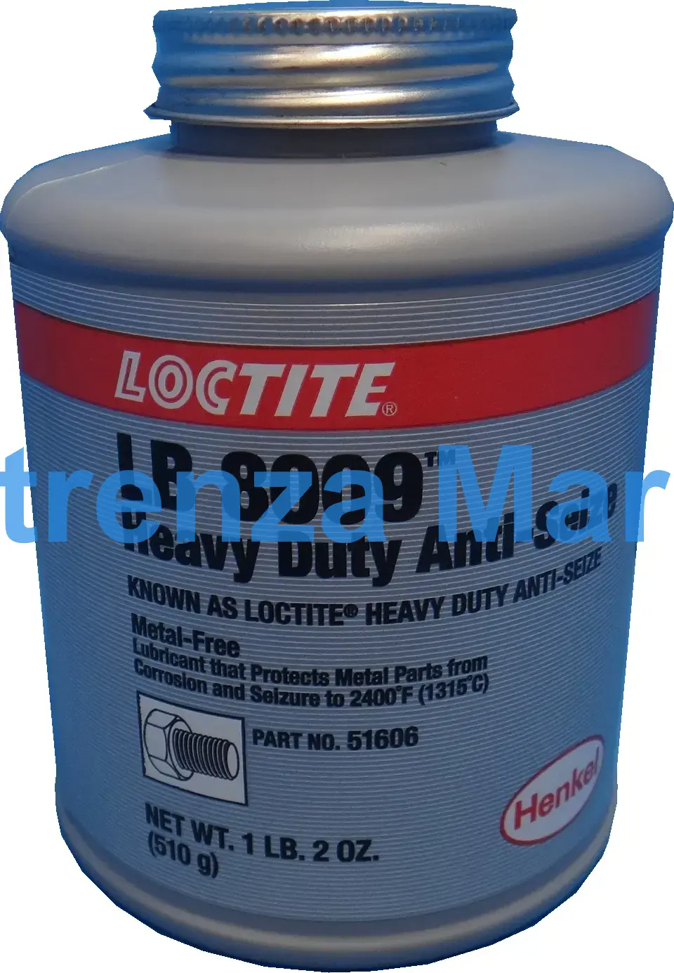 ANTI-SEIZE HEAVY DUTY LOCTITE, LB8009 BLACK BRUSH-TOP 1.2LBS