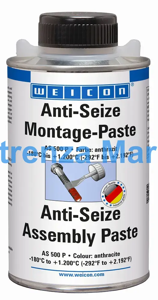 ANTISEIZE SPRAY WEICON AS 500P, BRUSH TOP CAN 500GRM