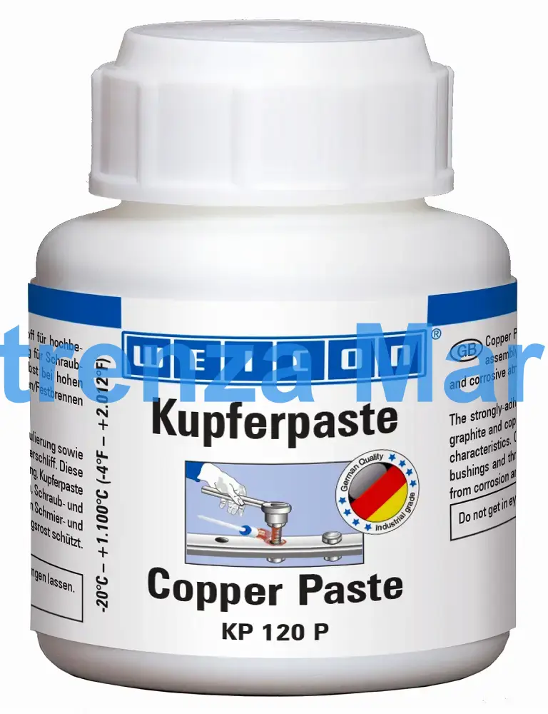 ANTI-SEIZE COPPER PASTE WEICON, KP 120 BRUSH TOP CAN 120GRM