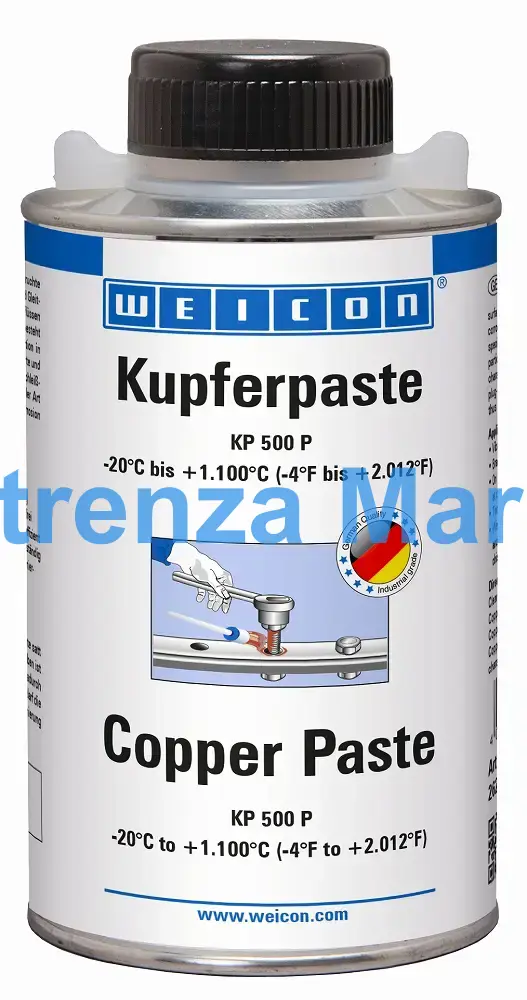 ANTI-SEIZE COPPER PASTE WEICON, KP 500P BRUSH TOP CAN 500GRM