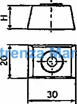 DISTANCE HOLDER F/CLAMP 15MM, 2014 FOR AUTO GREASE DISPENSER 