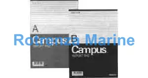 REPORTING PAD LINED B-5, 251X178MM