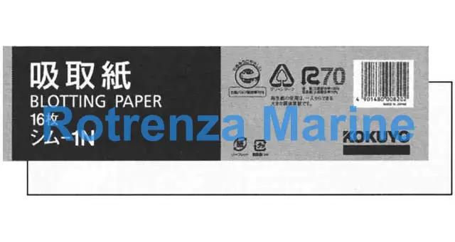 BLOTTING PAPER FOR HAND, BLOTTER 60X227MM