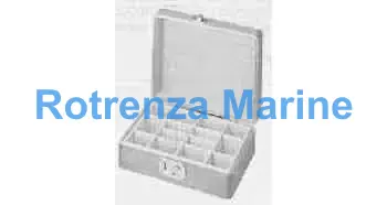 STAMP BOX WOOD 240X195X85MM