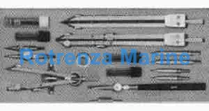 DRAWING INSTRUMENT SET, LION EC-12 18PCS/SET