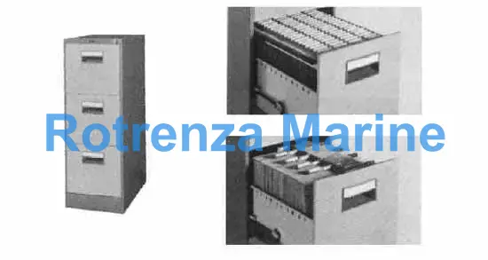 FILING DRAWER CABINET STEEL, B4-2 GRAY 456X620X740MM