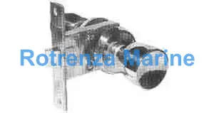 MORTISE LATCH WITH KNOB, OHS#2115