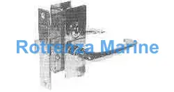 INDICATOR MORTISE LATCH, WITH LEVER HANDLE OHS#2220