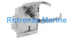 STEEL DOOR LEVER TUMBLER RIM, LOCK W/LEVER HANDLE OHS#3600