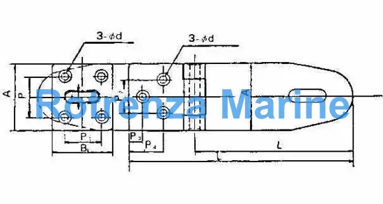 PADLOCK HASP BRASS L102XW40MM
