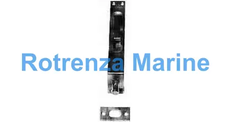 FLASH BOLT FOR DOOR STAINLESS, 148.5X22MM