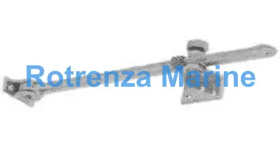 DOOR ADJUSTER STAINLESS STEEL, OVERALL LENGTH 350MM