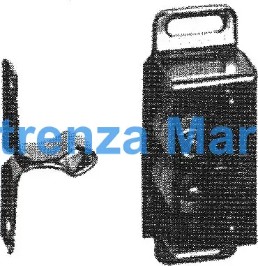 BOX CATCH STEEL & PLASTIC, BASE SIZE 15MMX47MM 