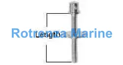 LEG FASTENER BRASS L100MM