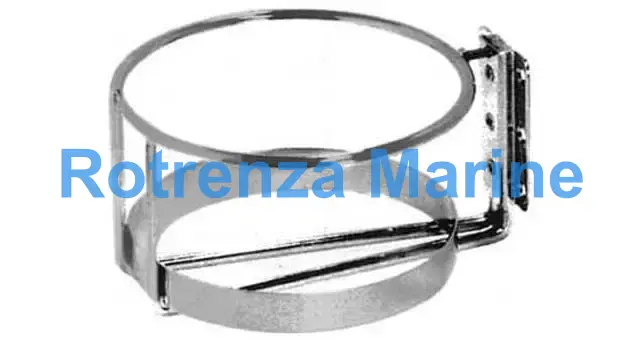 THERMOS HOLDER STAINLESS, ID160XDEPTH120MM