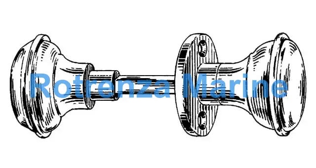 HANDLE KNOB ROUND FOR RIM LOCK, SCHWEPPER 227A