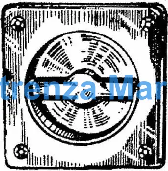 HANDLE TURNABLE S. STEEL, 100X100MM #7833 