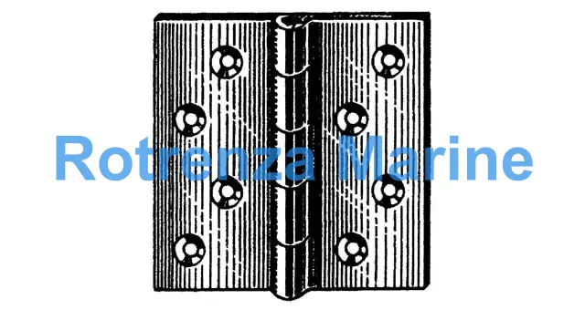 HINGE BRASS 70 X 90MM, SCHWEPPER 145