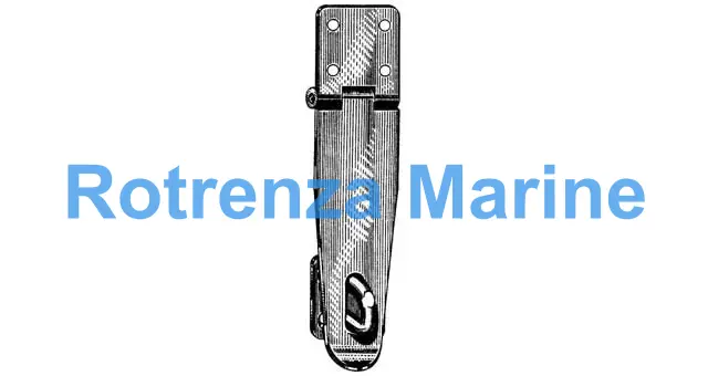 HASP AND STAPLE ROLLED BRASS, 45 X 150MM SCHWEPPER 3408