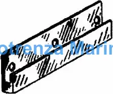 2 WALL BRACKET ALUM ANODIZED, 200X45X8MM 2'S