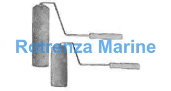 PAINT ROLLER NYLON 125MM WIDTH, COMPLETE WITH HANDLE