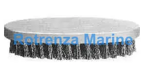 BRUSH HAND OVAL 145X39MM, NON-SPARK BERYLLIUM COPPER