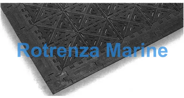 MAT DOOR RUBBER JOINTED, 36X60CM