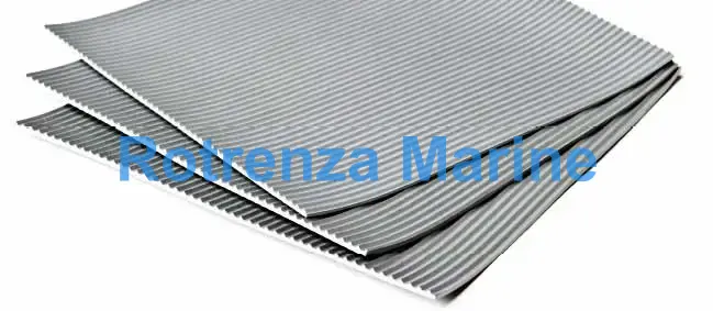MATTING RUBBER CORRUGATED, NON-CONDUCTING 4.5X1000MMX10M