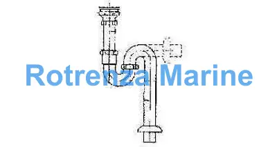 WASTE WITH S-TRAP 38MM DIAM