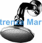 SHOWER HEAD WALL MOUNTED PF1/2, WITH WIDE FACE