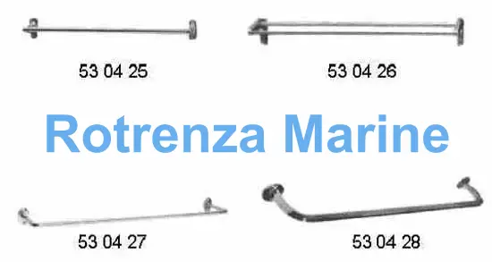 TOWEL BAR ROUND SINGLE 457MM