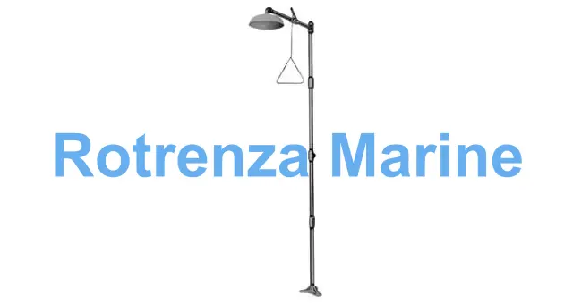 DRENCH SHOWER FREE STANDING, PASTIC SHOWER HEAD