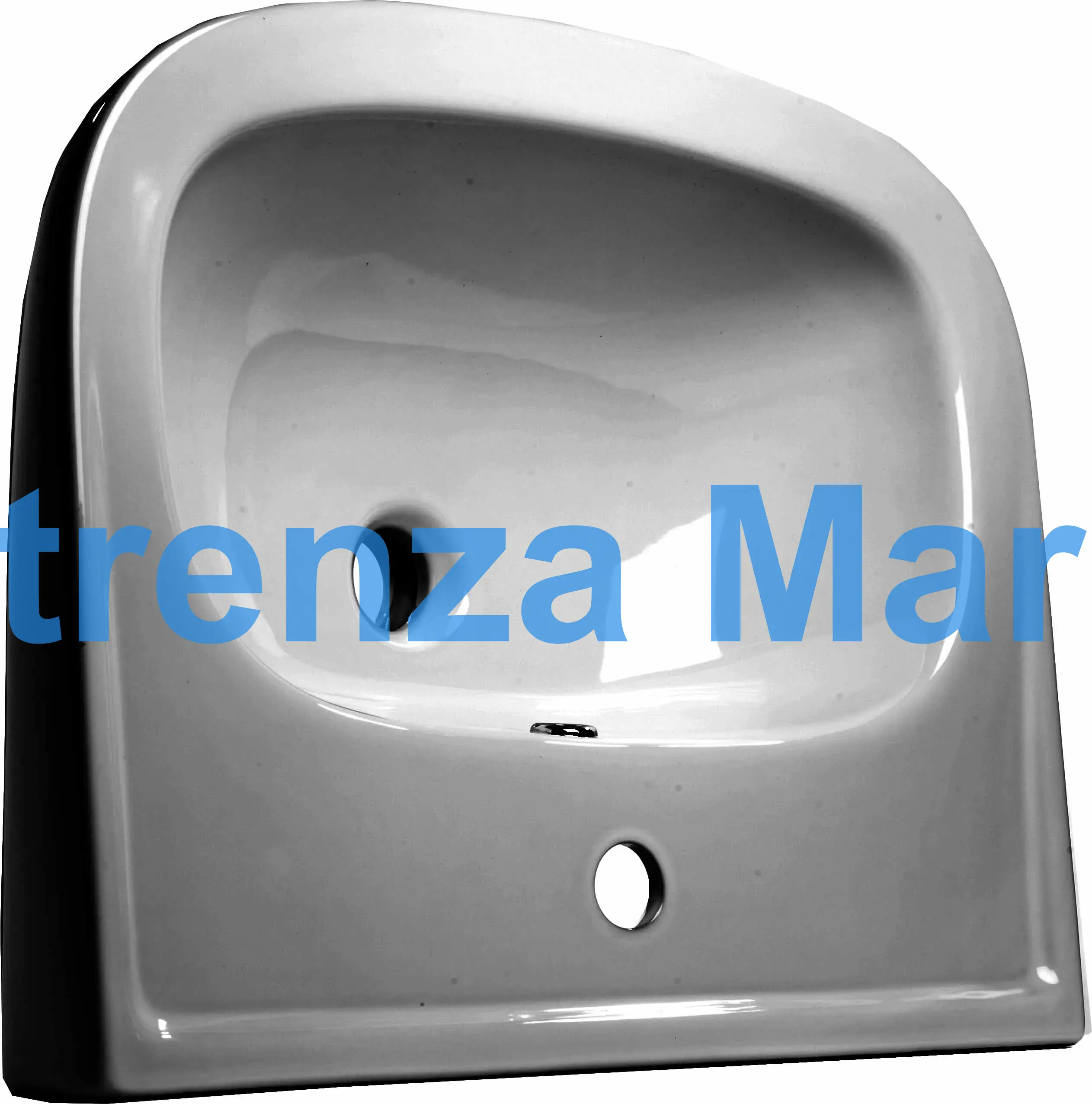 WASHBASIN W/1 TAP HOLE, 540X410MM WATERLINE SA890100