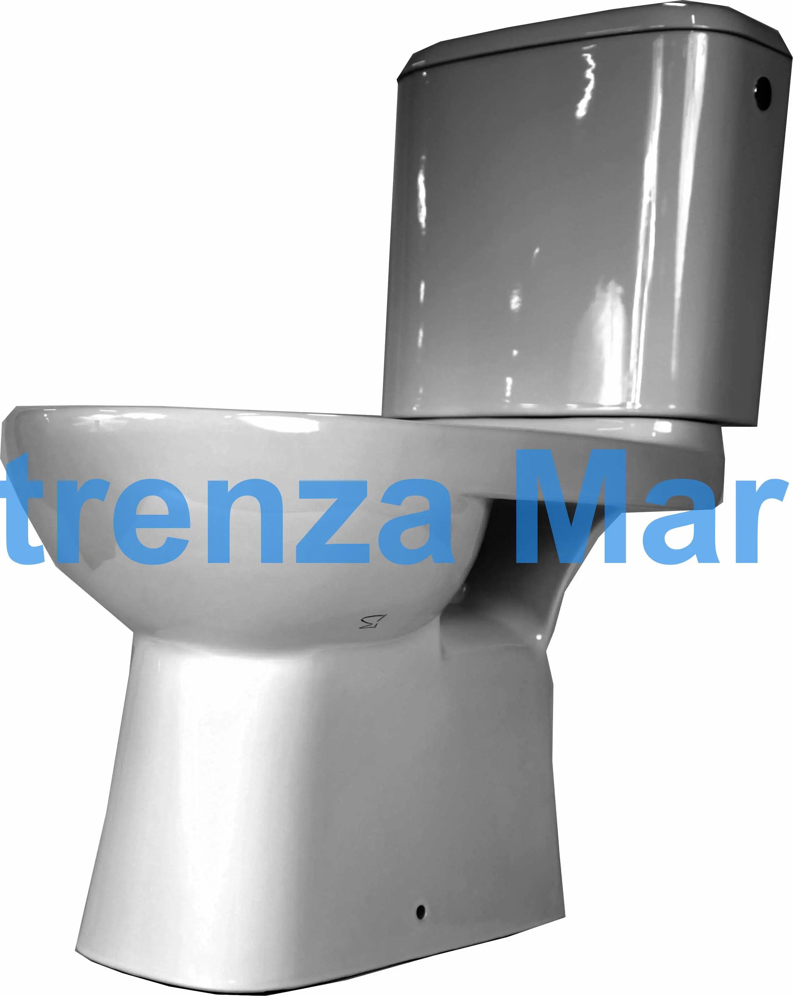 WATER CLOSET COMBINATION, P-TRAP WATERLINE SA076010