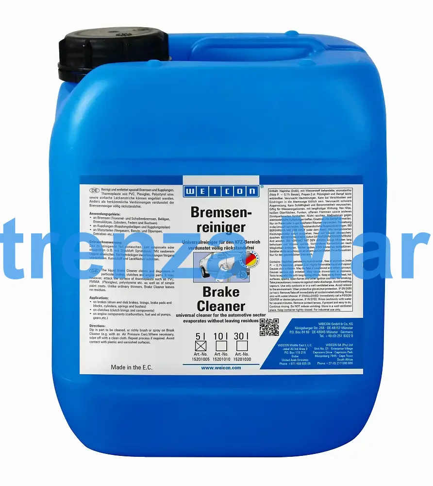 CLEANER BRAKE UNIVERSAL, WEICON BRAKE CLEANER 5L