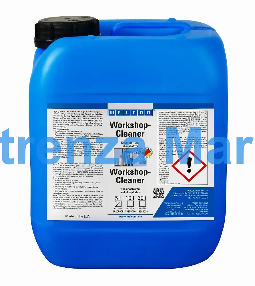 CLEANER & DEGREASER ALLPURPOSE, WEICON WORKSHOP-CLEANER 5LTR