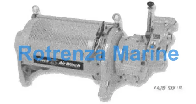 WINCH AIR LIFT 10,000 LBS 25HP, DRUM L27" INGERSOLLRAND FA5A